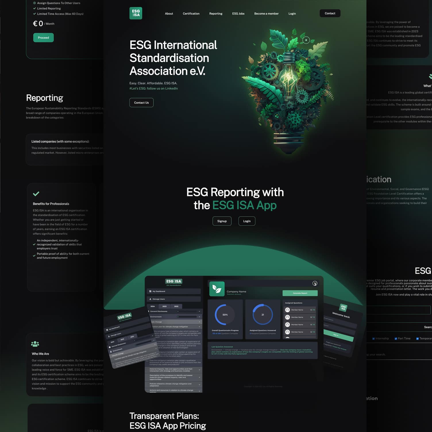 ESG Website showcase