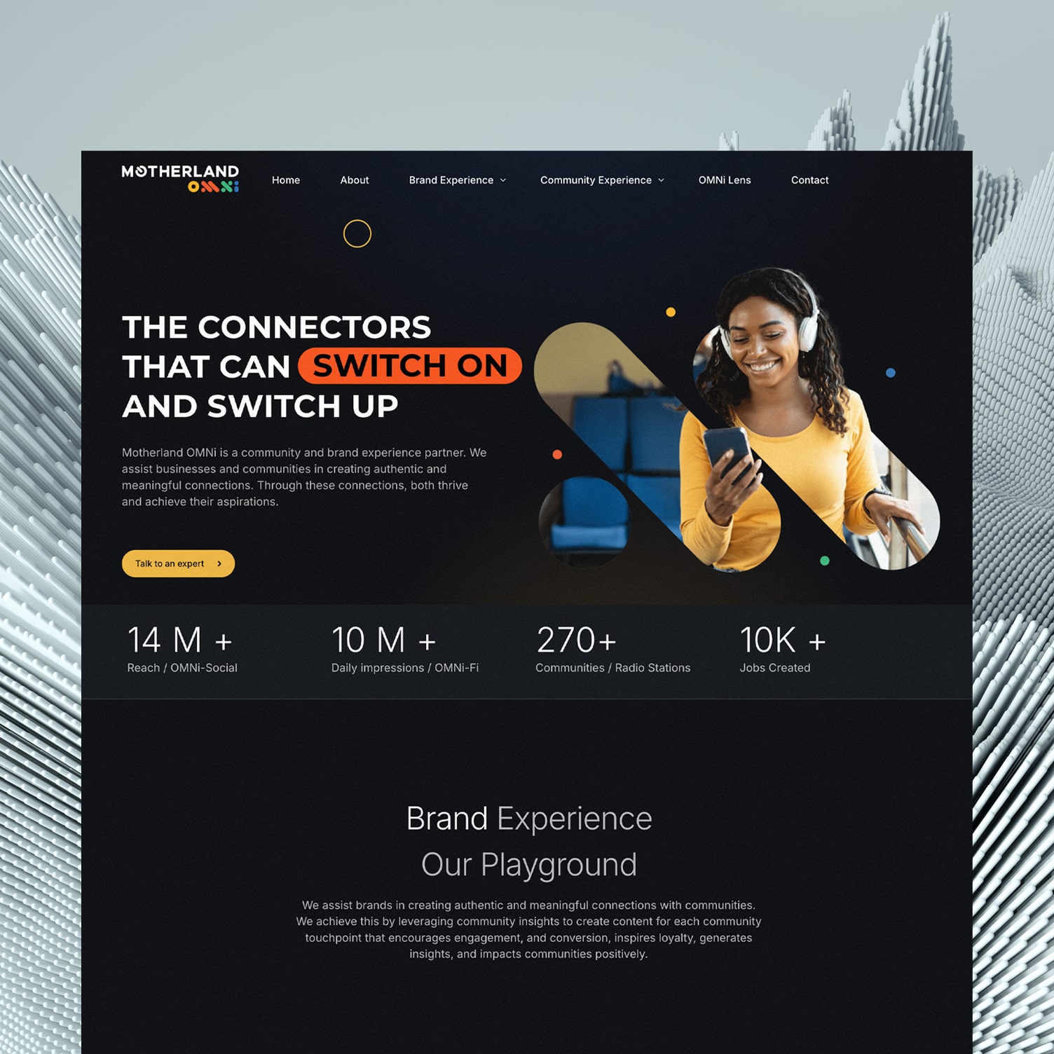Motherland omni Website showcase
