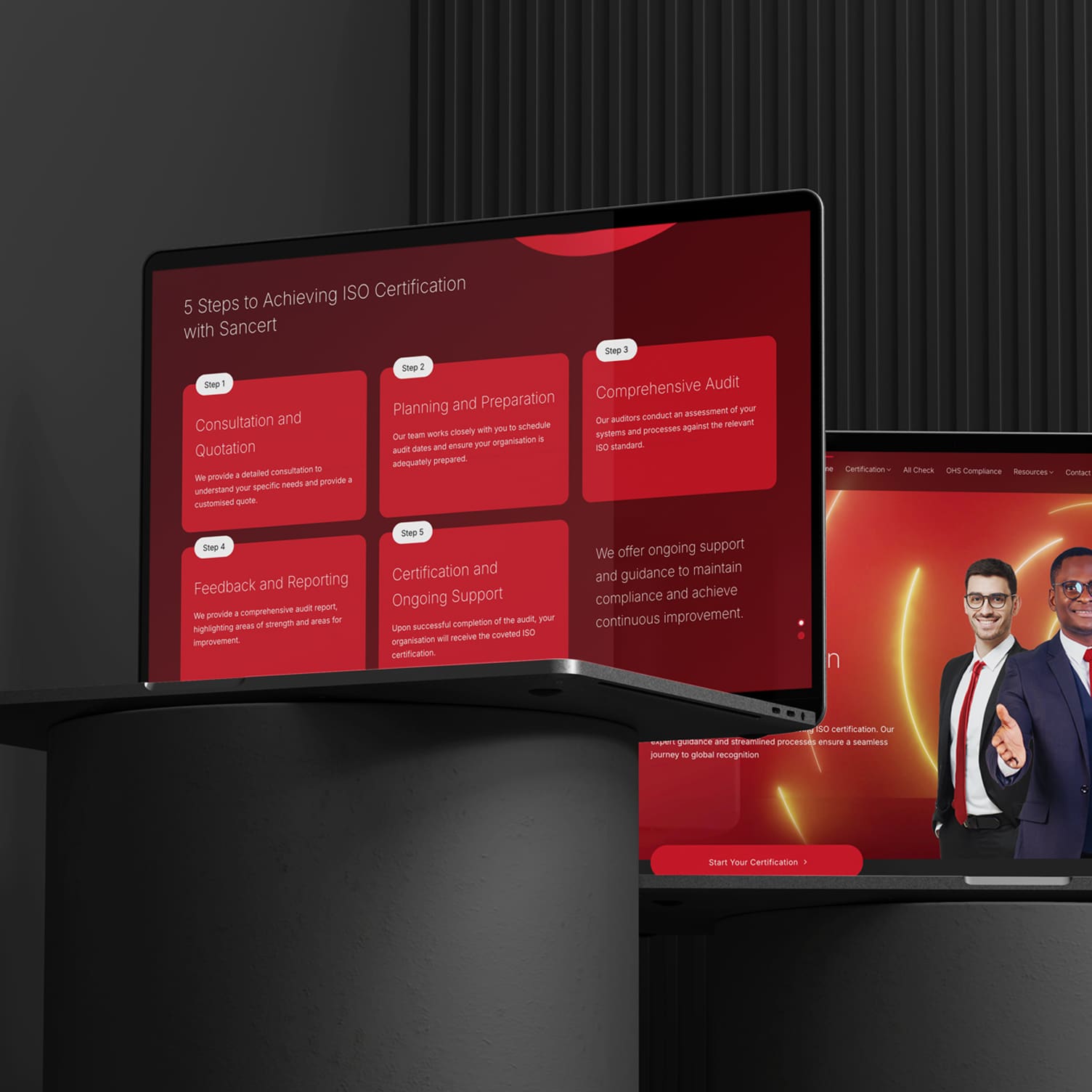 sancert geeklab website showcase cover