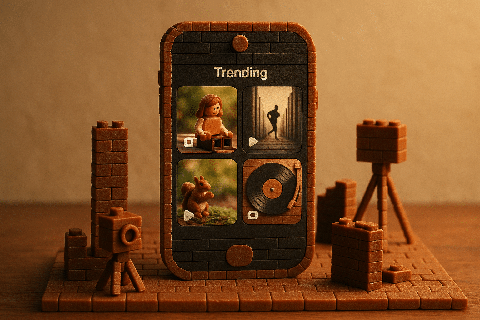 Screenshot Showing Trending Instagram Reels Interface With Various Video Formats