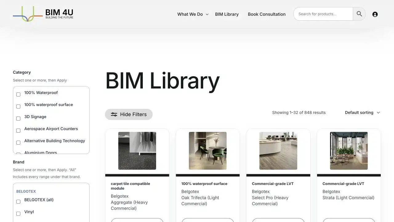 Bim4u library