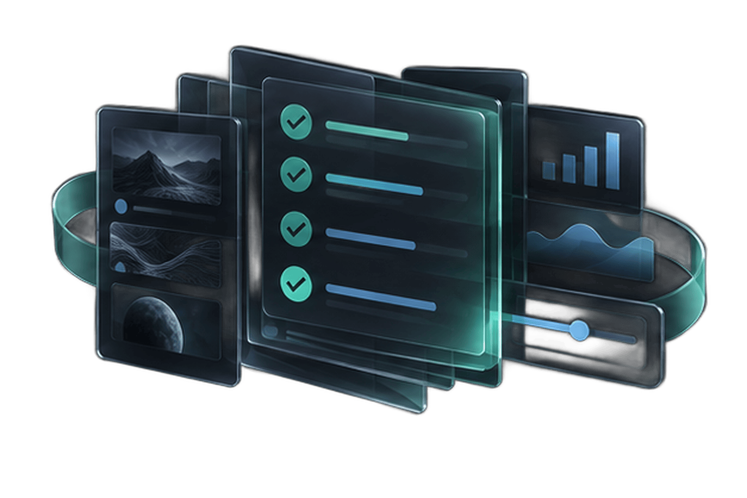 Ai marketing: Review the next steps illustration