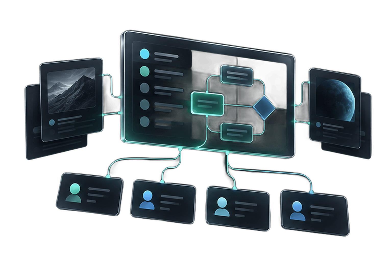 Application development: Requirements and workflows illustration