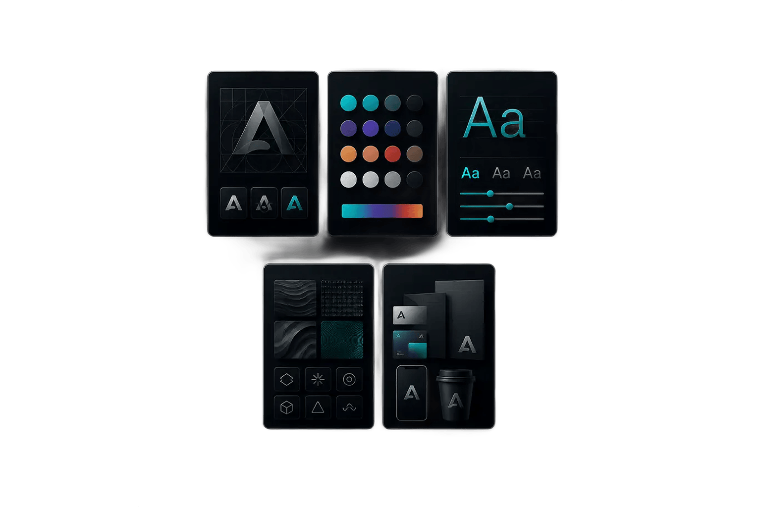 Typography, colour and visual identity system
