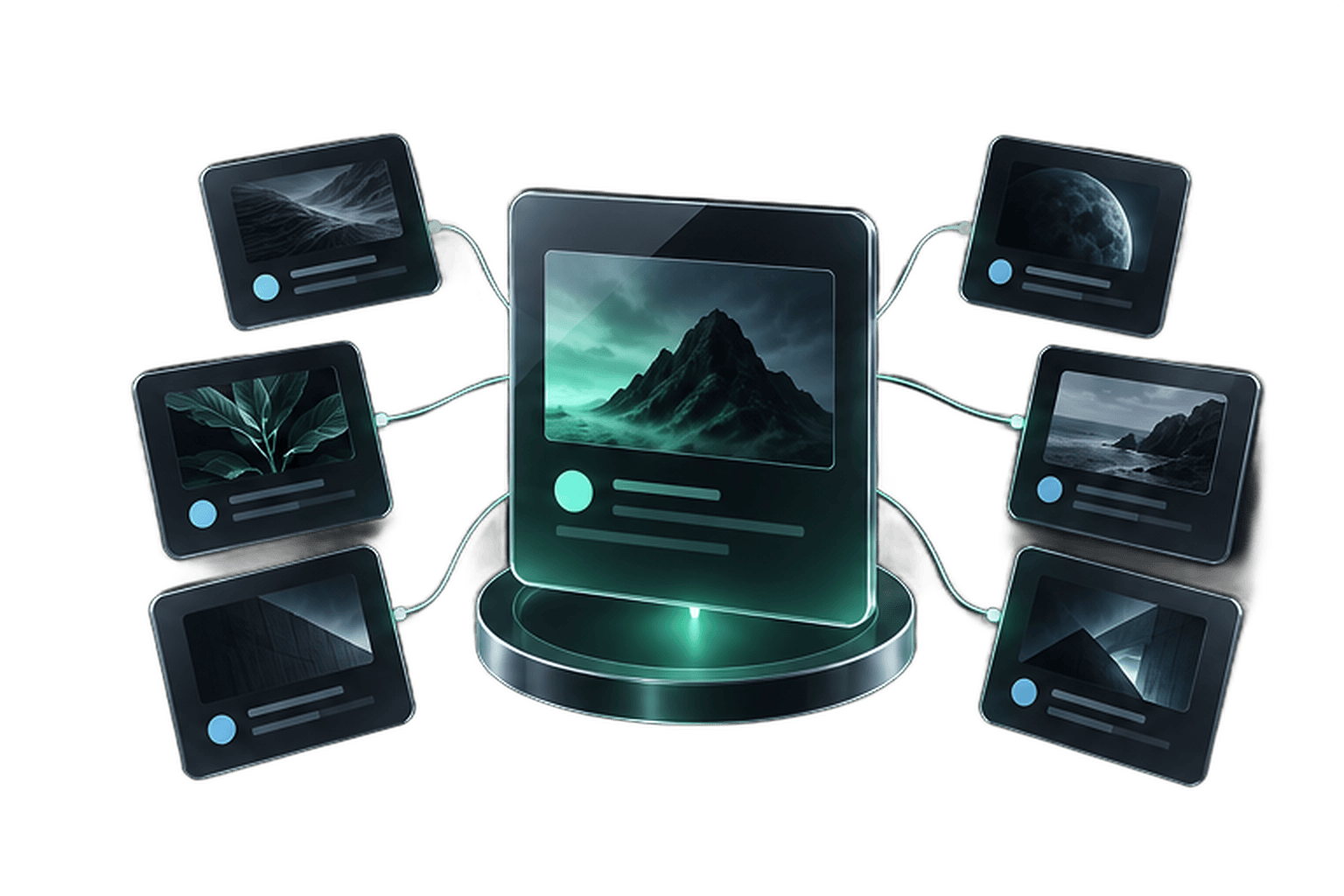 Content marketing: Content strategy illustration
