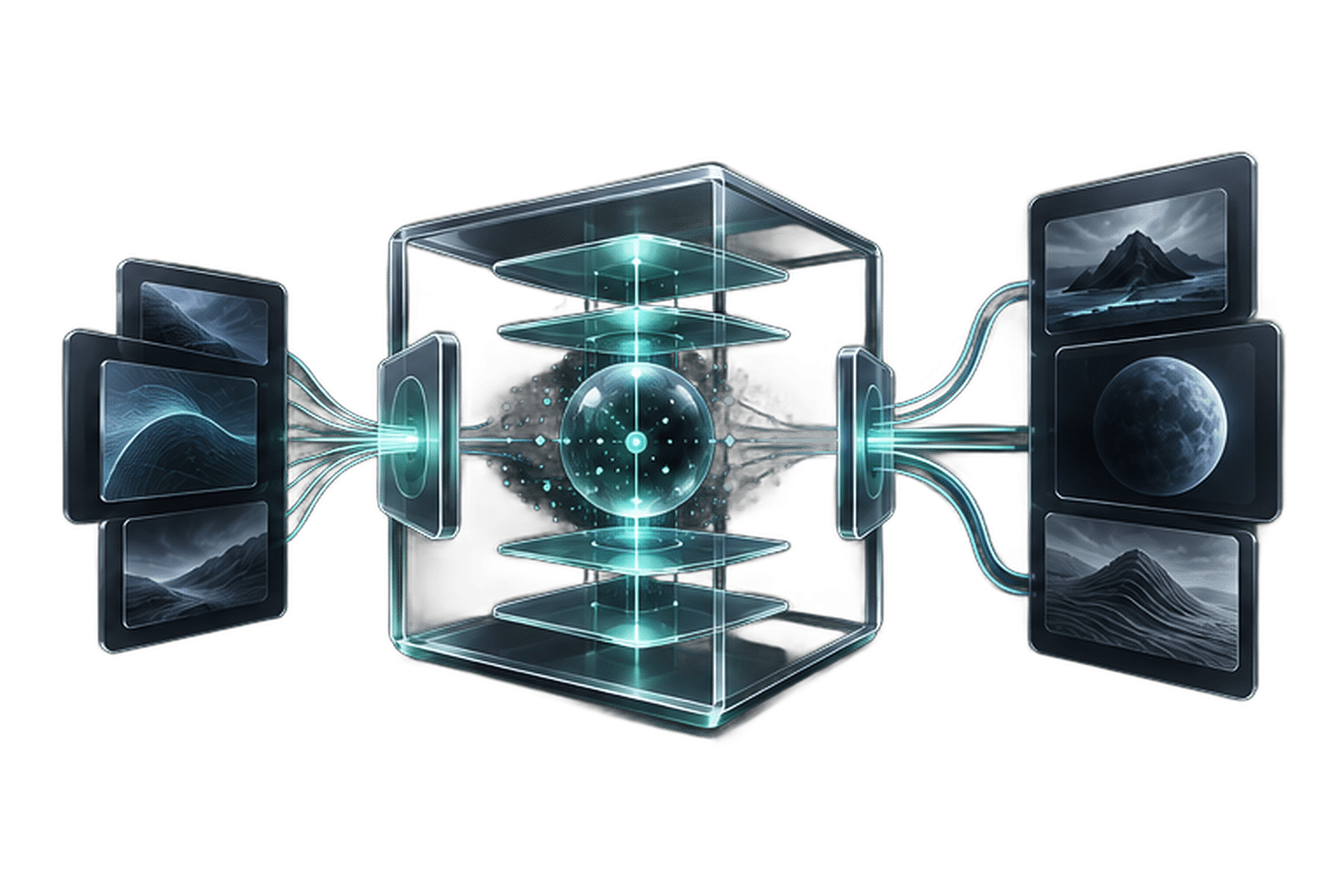 Custom ai development: Solution design illustration