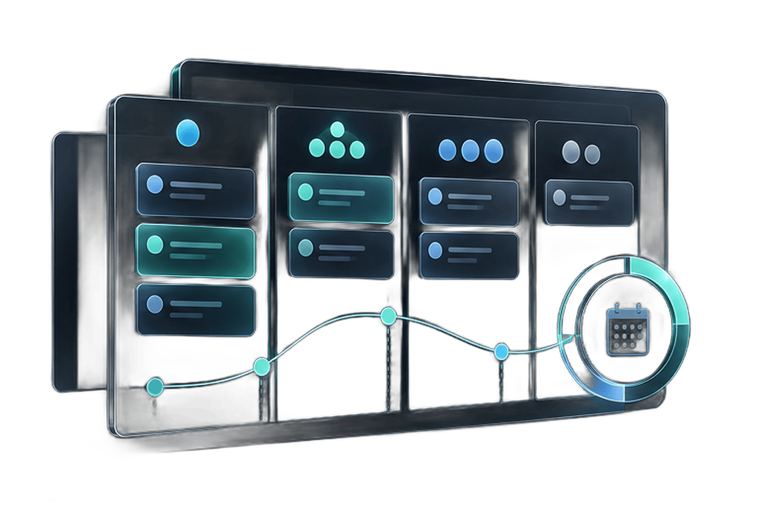 Digital team as a service: Working arrangements illustration