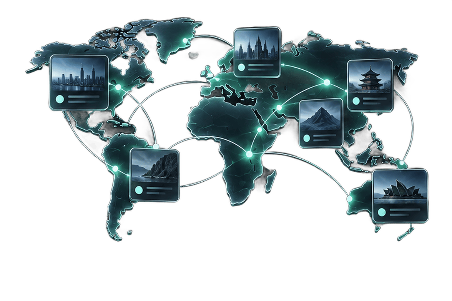 Enterprise seo: International coordination illustration