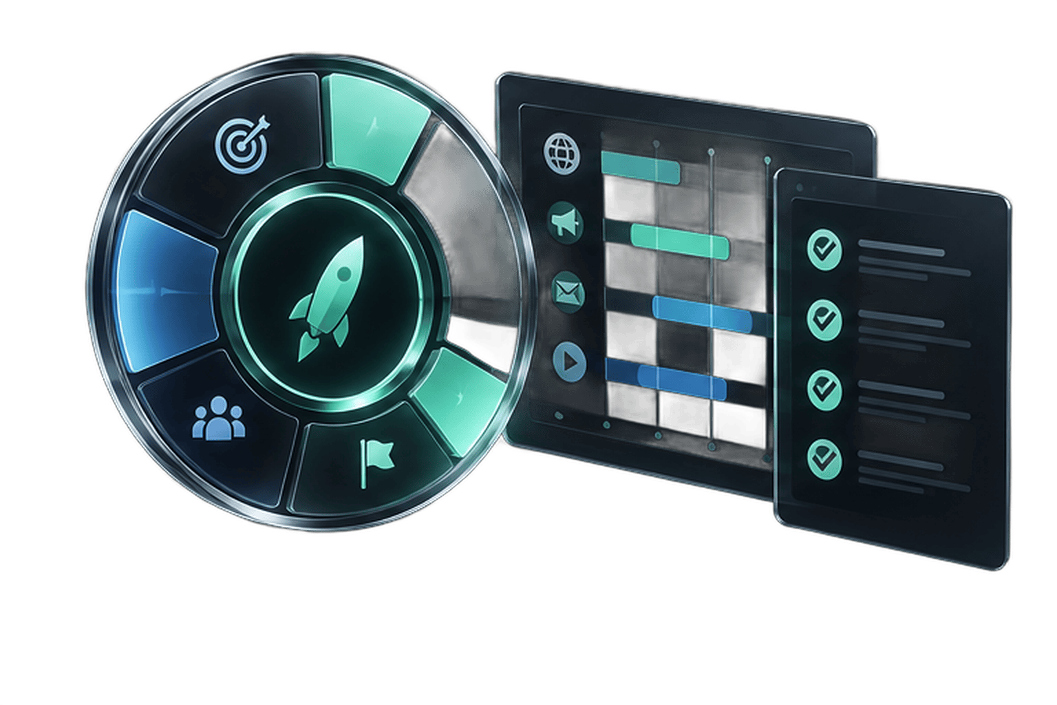 Go to market strategy: Launch planning illustration