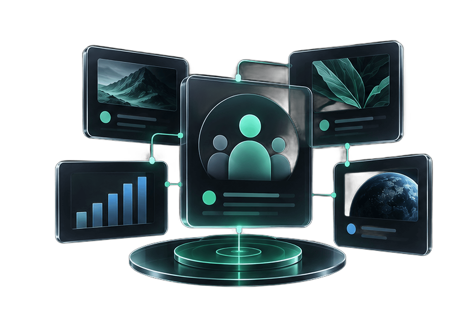 Growth marketing: Business and audience review illustration
