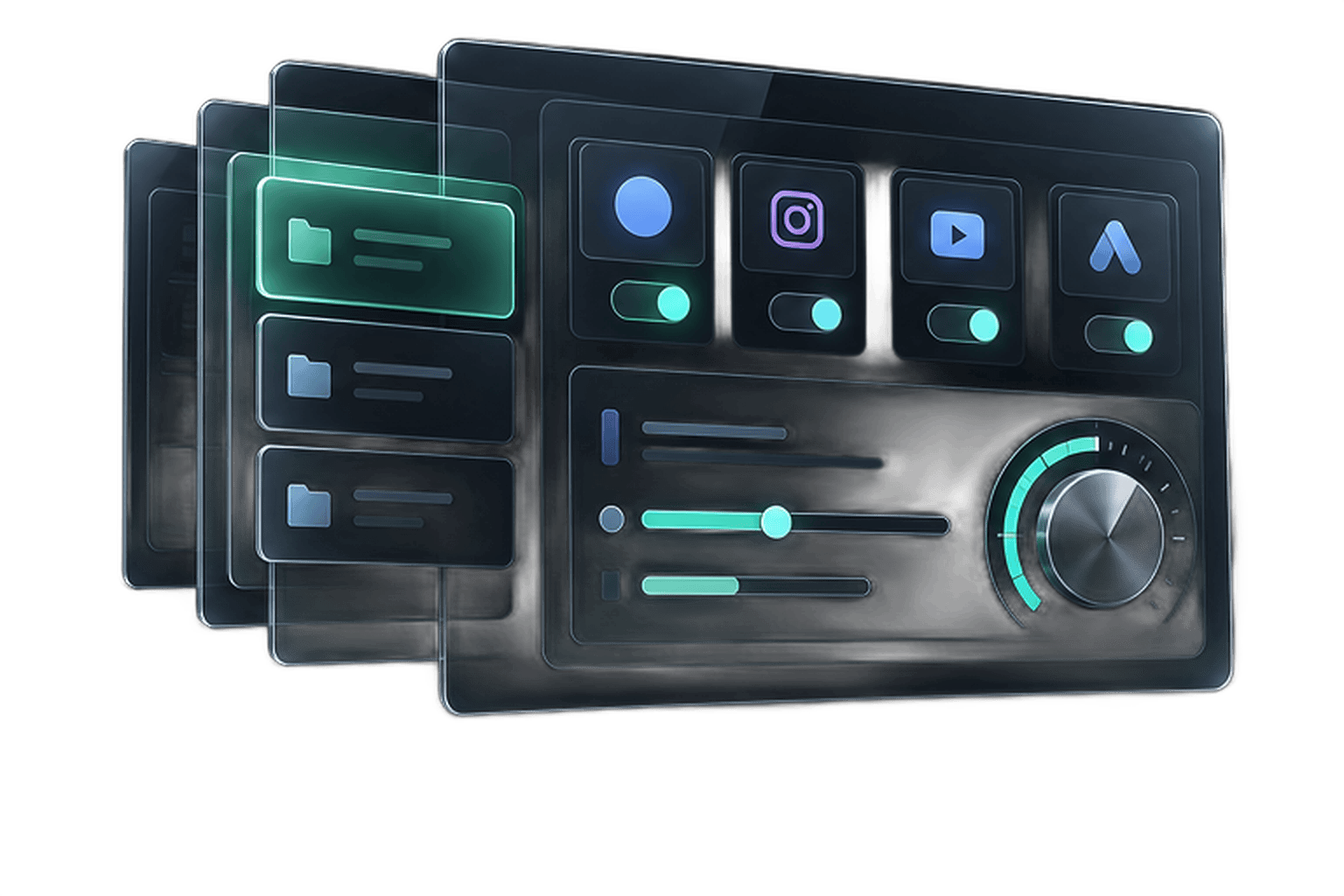 Paid social: Campaign setup illustration