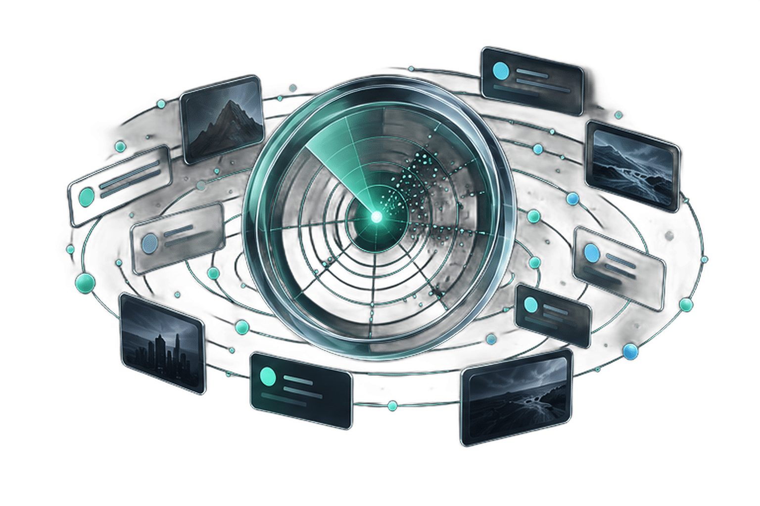 Social listening: Listening scope illustration