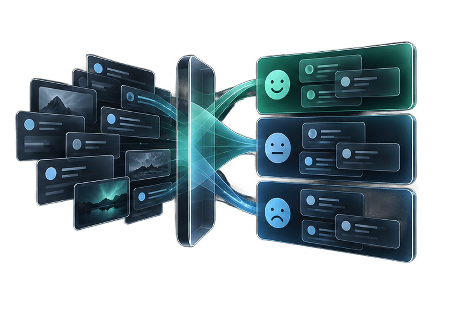 Social listening: Conversation review illustration