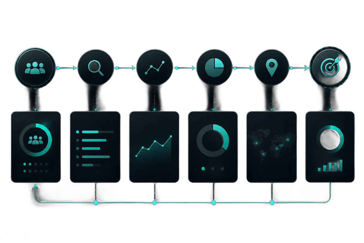 Audience research and website discovery illustration